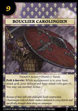 Bouclier Carolingien
